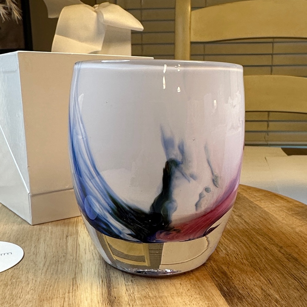 Glassybaby “eye of the storm” Triskelion